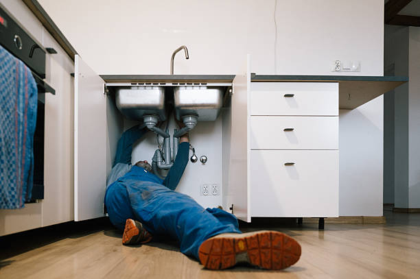 Professional Drain Cleaning technician working in Felts Mills, NY